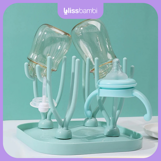 Bliss Bambi New Bottle Dry Rack - Efficient Baby Bottle Drying and Storage