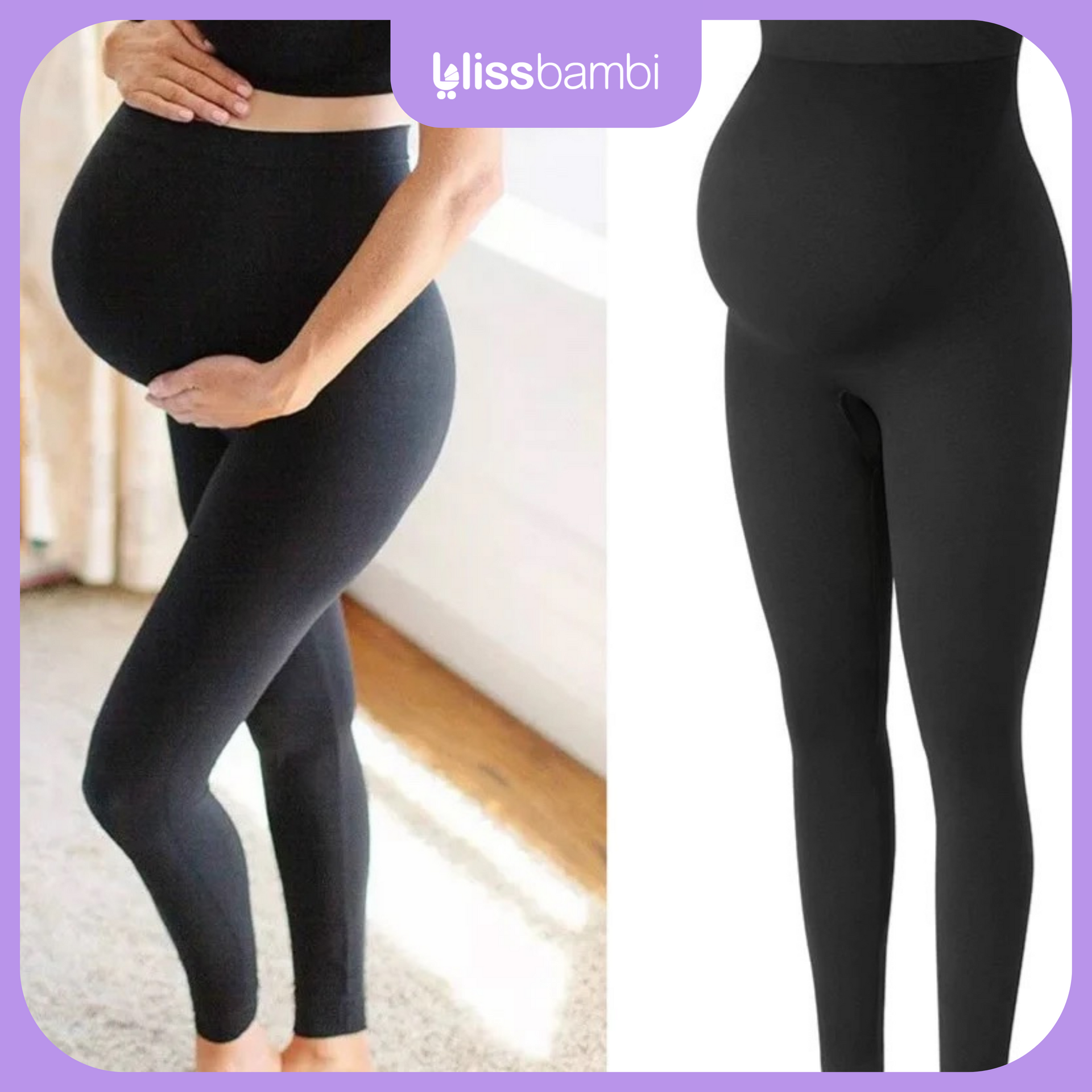 High Waist Yoga Pants Pregnancy Leggings Skinny Maternity Support Knitted  Leggins Body Shaper Trousers for Pregnant Women