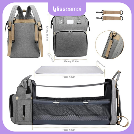 Multifunctional Diaper Backpack For Parents